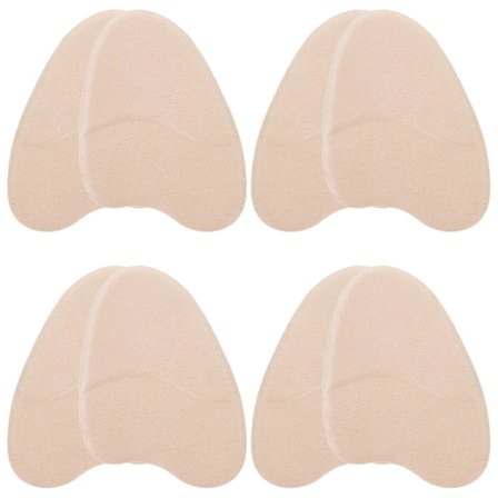 4 par silikone plantar puder, skridsikre fodpuder, skridsikre forfodspuder (11,50X7,40X0,30CM, som vist på billedet)