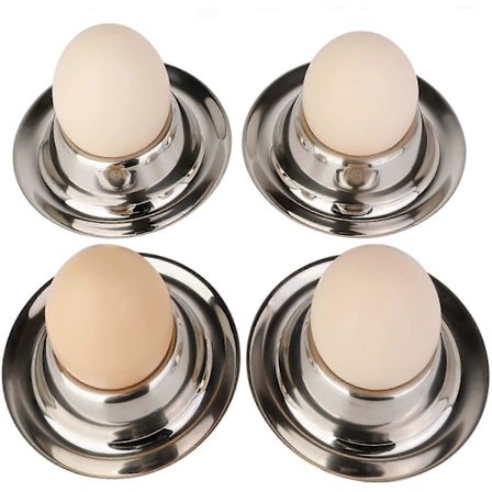 4-delt eggstativ i rustfritt stål, kjøkkenverktøy