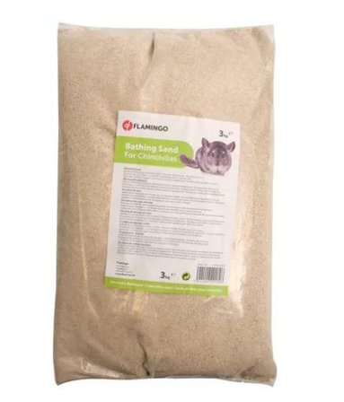 Chinchilla Badesand, Brun - 3kg