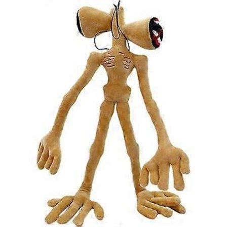 Kaksipäinen pehmolelu Siren Head -pehmo, taivutettava pelottava hirviö, söpöt koristeet, joulu-, syntymäpäiväjuhlat, lasten lahjat 55cm/21.65in