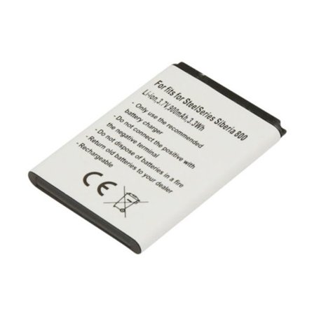 Batteri för SteelSeries Siberia 800 / Siberia 840 Li-ion 3.7V 900mAh 3.3Wh Vit