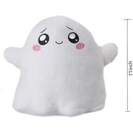 Glød i mørket Ghosty Plysjleketøy, Glød i mørket Ghost Plysjpute, Søt Tegneserie Ghosty Plysjleketøy, Julegave til Barn