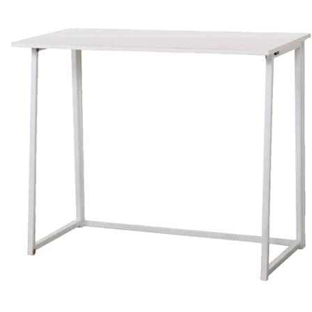 Taitettava kannettava tietokonetaso, tukeva alumiinirunko, ei vaadi kokoamista - 80 x 45 x 74 cm,Valkoinen White WHITE