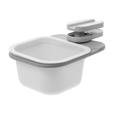 Bordmontert søppelbøtte Mini skrivebord hengende søppelbøtte Liten søppelbøtte Sminkeputer Søppelholder for kaffebord Toalettbord Kjøkken