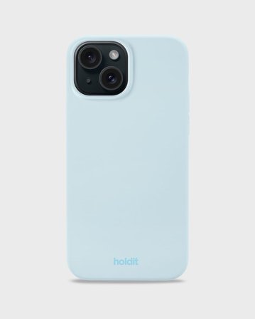 HOLDIT Silicone Case iPhone Mineral Blue 14/13, Tøj & Bolig, Elektronik, Telefon & Mobiltilbehør