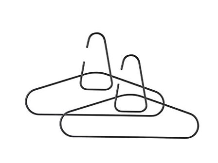 ZONE DENMARK Henger 2stk A-hanger Black Metall