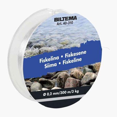 Fiskelina Ø 0 20 mm x 300 m - Biltema