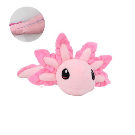 44/75cm Axolotl Plysch Leksak Mjuk Fylld Docka Seriefigur Leksaker Barn Vuxna Plysch Gamer Present Heminredning(75cm,Rosa)