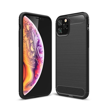 iPhone 11 Pro Max Anti Shock Carbon Stöttålig Skal