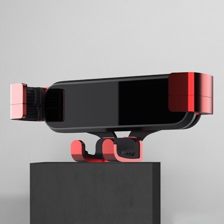 Bilmobiltelefon Navigasjon Holder Mini Mobiltelefonholder Bilfeste Luftventilfeste Snap-on Bil Gravity Metallgren