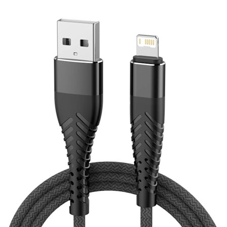 Snabb USB-kabel för iPhone 13 14 12 11 Pro XS Max 5 6 7 8 Plus SE iPad Origin 3M Sladd Mobiltelefon Sladd Data Laddare Kabel