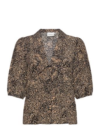 Jodisgz Ss Blouse Patterned Gestuz