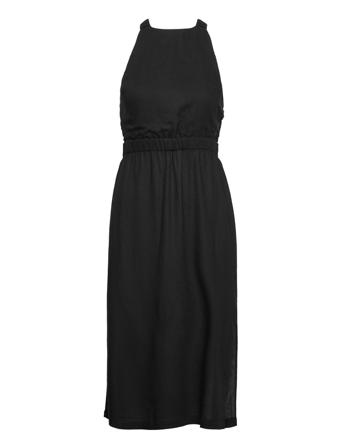 Lissa Dress Knælang Kjole Sort Gina Tricot