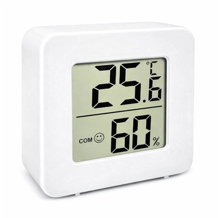 Mini Digital Hygrometer og Termometer - Miniature Indendørs Temperatur- og Fugtighedsmåler med LCD-Display