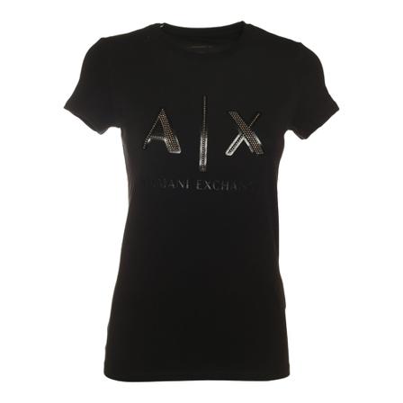 Armani, T-Shirts Zwart, Dames, Maat:XS