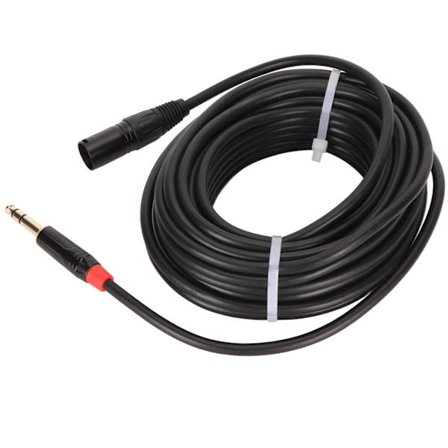 XLR-uros - 1/4 tuuman TRS-kaapeli, balansoitu 3-nastainen XLR-uros - neljännestuumainen TRS-liitinkaapeli, mikrofonikaapeli 39,4 jalkaa