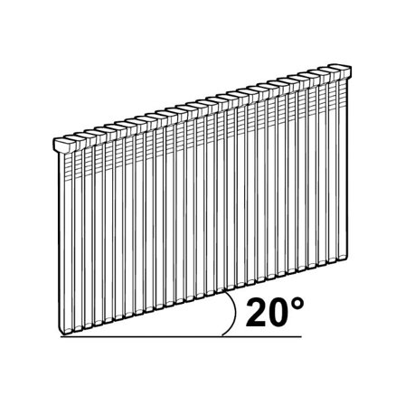 ESSVE D16 FZB Dyckert 20°, 2400-pack 1,6x63mm, Infästning