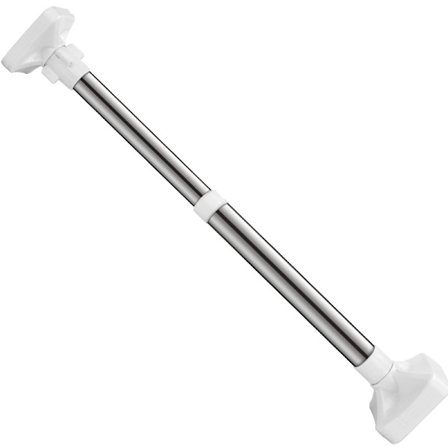 Dusjstang i rustfritt stål, slagfri teleskopstang (tykkere rørdiameter 25, 50-80 cm),