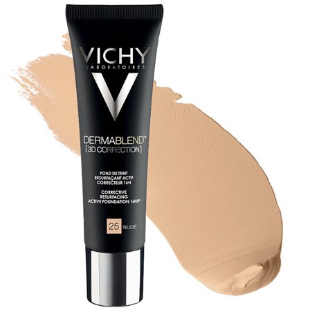 VICHY Dermablend 3D Fondotinta coprente per pelle grassa con imperfezioni tonalità 25 30ml - Fondotinta liquido