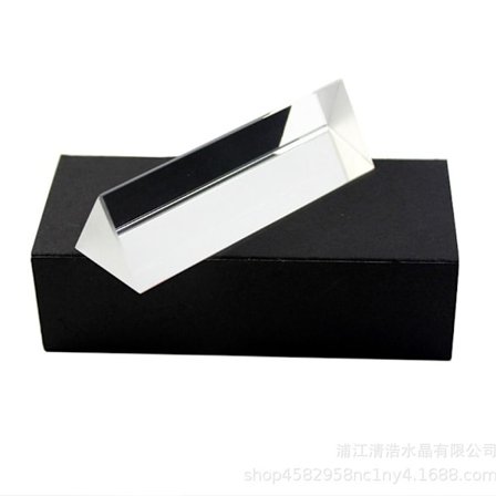 Optinen lasi kolmioprisma Crystal optinen prisma