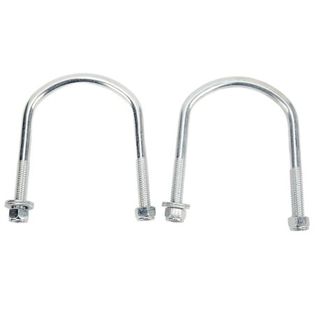 2st Kraftiga Bladfjäder U-bultar 4 Muttrar Stållegering Ersättning för Club Car DS 1981?Upp