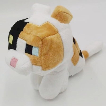 Minecraft Plyschdocka Katt Nackkudde Panter Järn Docka Mjuk Leksak Barn Present