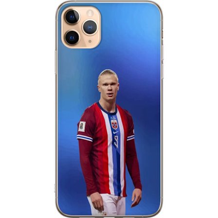 Kompatibelt Mobildeksel til Apple iPhone 11 Pro Max Erling Haaland Manchester City Norge fotball angriper toppspiller utrolig målproduksjon kraftig ra