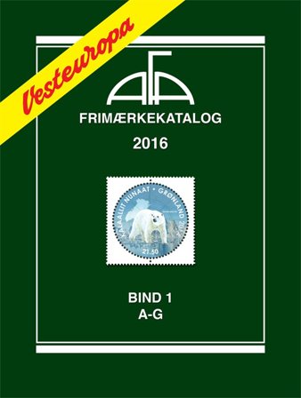 AFA - Vesteuropa 2016 - Bind I (A-G) - Frimærkekatalog