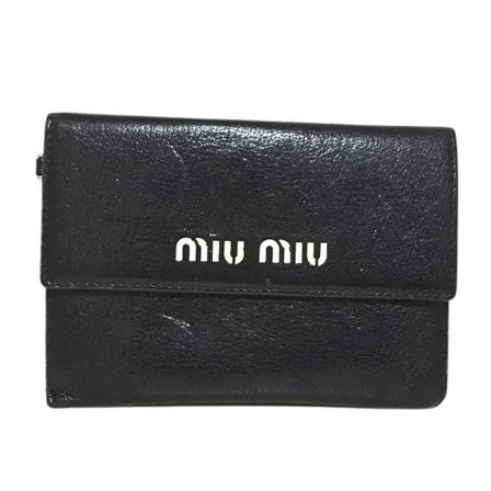 Miu Miu Pre-owned, Wallets & Cardholders Zwart, Dames, Maat:ONE Size