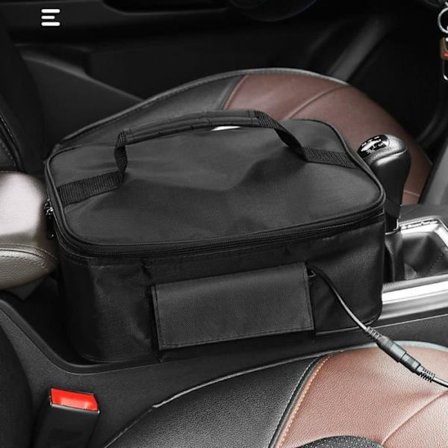 Bil Mikrobølgeovn - DRFEIFY - Mini Ovn 12V - 90W - Rask Oppvarming - Moderne Design