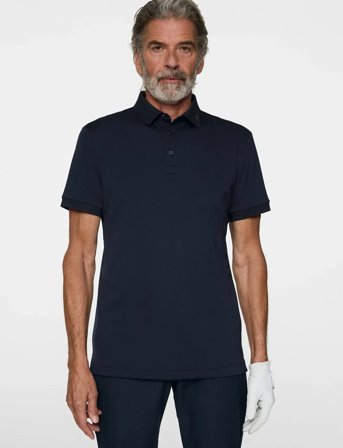J. Lindeberg Kv Print Polo - Navy - M