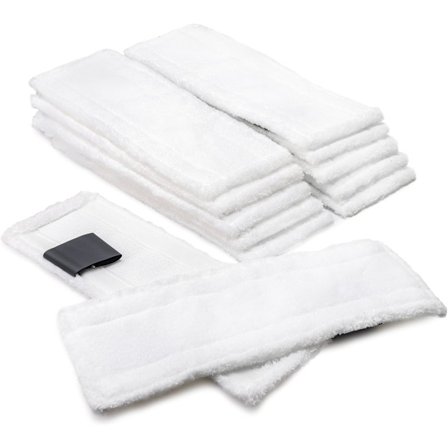 Mikrofiberduksskydd lämpliga för Kärcher EasyFix SC2 SC3 SC4 SC5 ångtvätt, 12-pack