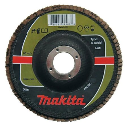 Makita - P-65333 - KAPLAMNINGSHJUL SI KARBID 125 x 22,23 mm P 40 STEN, KERAMIK, KONSTGJORD