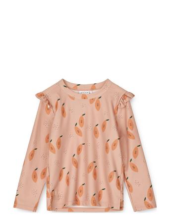 Tenley Printed Swim Tee Coral Liewood