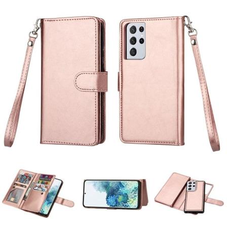TG Samsung Galaxy S21 Ultra - 9-Korts Pungetui Roséguld