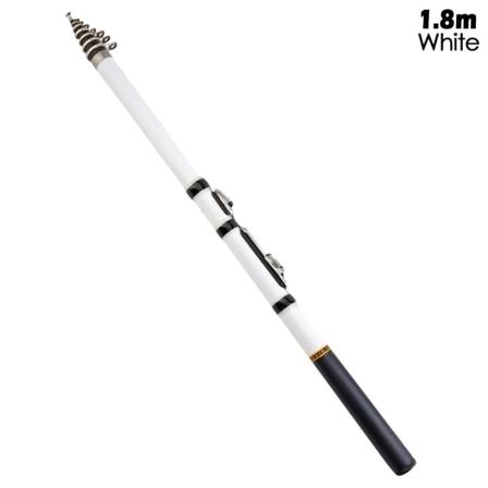 Teleskopfiskestang Pennstang HVIT 1,5M 1,5M White 1.5m-1.5m