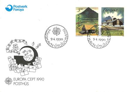 Færøerne 1990 - AFA 192-193 - FDC