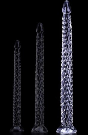 Armak Long Transparent Dildo 57 cm Extra lång analdildo - Blushme.se