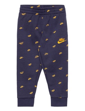 B Nsw Club Aop Ssnl Pant Joggebukser Pysjbukser Multi/mønstret Nike