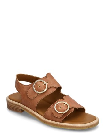 ANGULUS Sandals - Flat - Open Toe - Op - Brown - 39