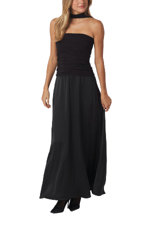 Neo Noir Hamina Long Dress Klänningar Dam Svart 44