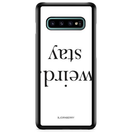 Bjornberry Skal Samsung Galaxy S10 - STAY WEIRD
