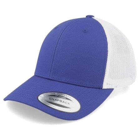 Yupoong - Blå trucker Keps - Blue White Trucker @ Hatstore