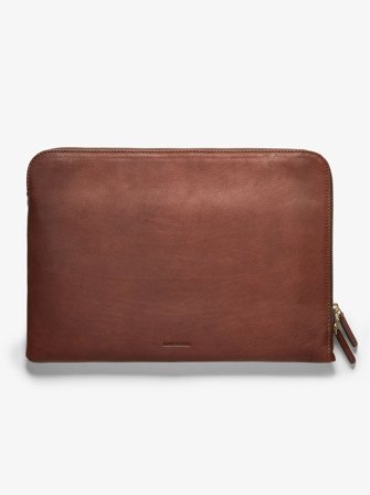 John Henric Men's Kastanienbraune Laptoptasche Size Onesize