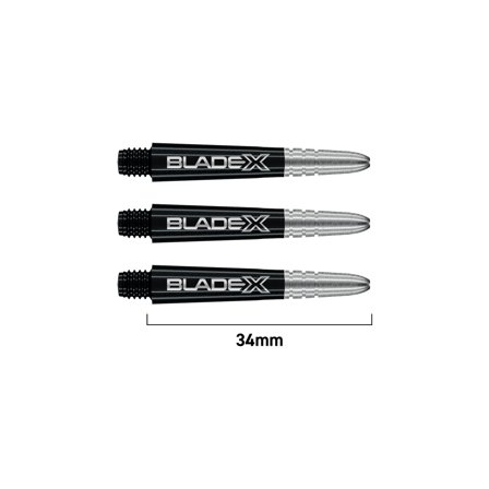 Blade X - Vecta Shafts - Black & Silver Short