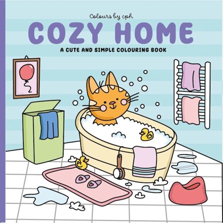 Målarbok: Cozy Home