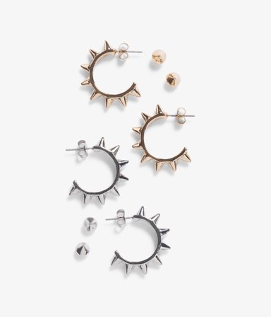 Kappahl | Kolczyki 4-pak | Złoty