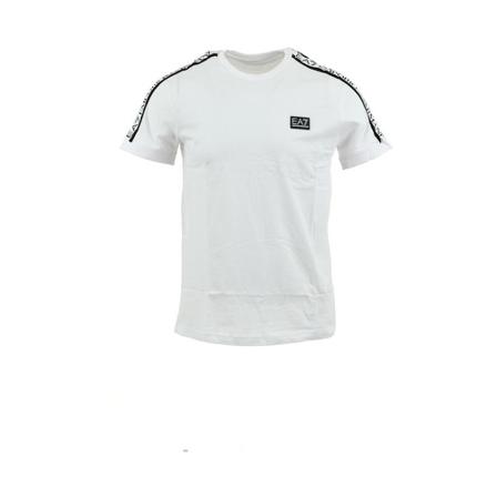 Emporio Armani EA7 EA7 T-shirt vit, Dam, Dam, Storlek: M