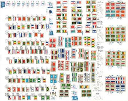 FN - Dubletpakke med FDC Flag serie