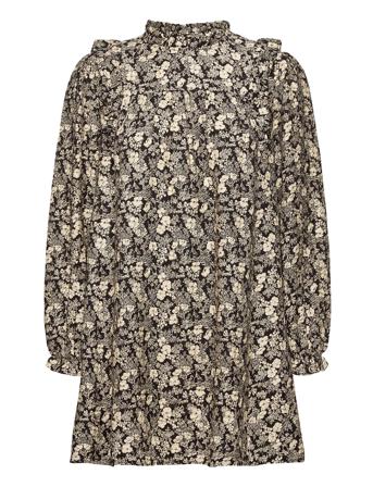 Endowning Ls Mi Dress Aop 6770 Brown Envii